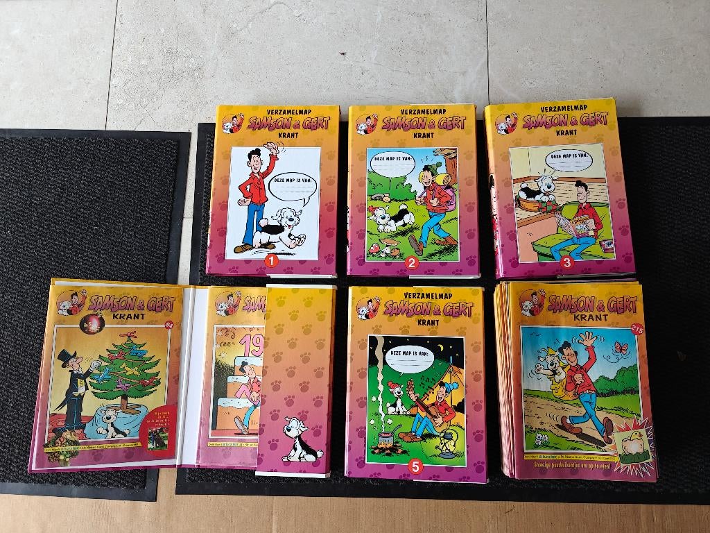 Samson & Gert Collectie 215 Krantjes, kleuren, kleven & spel, Neuf, Série complète ou Série, Enlèvement, Diverse Auteurs