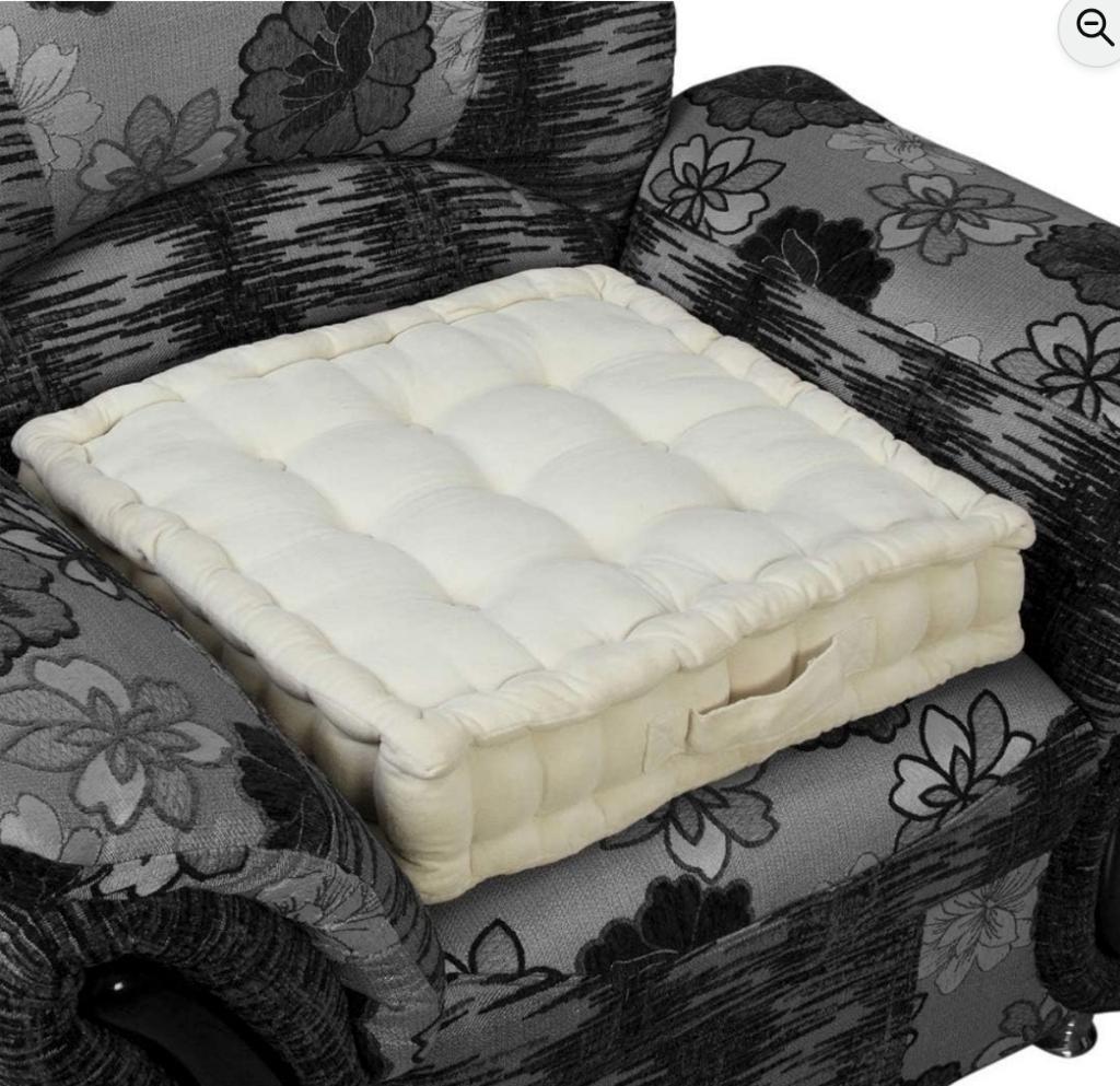Coussin d'assise rehausseur en Coton carré 50 x 50 cm NEUF, Ophalen