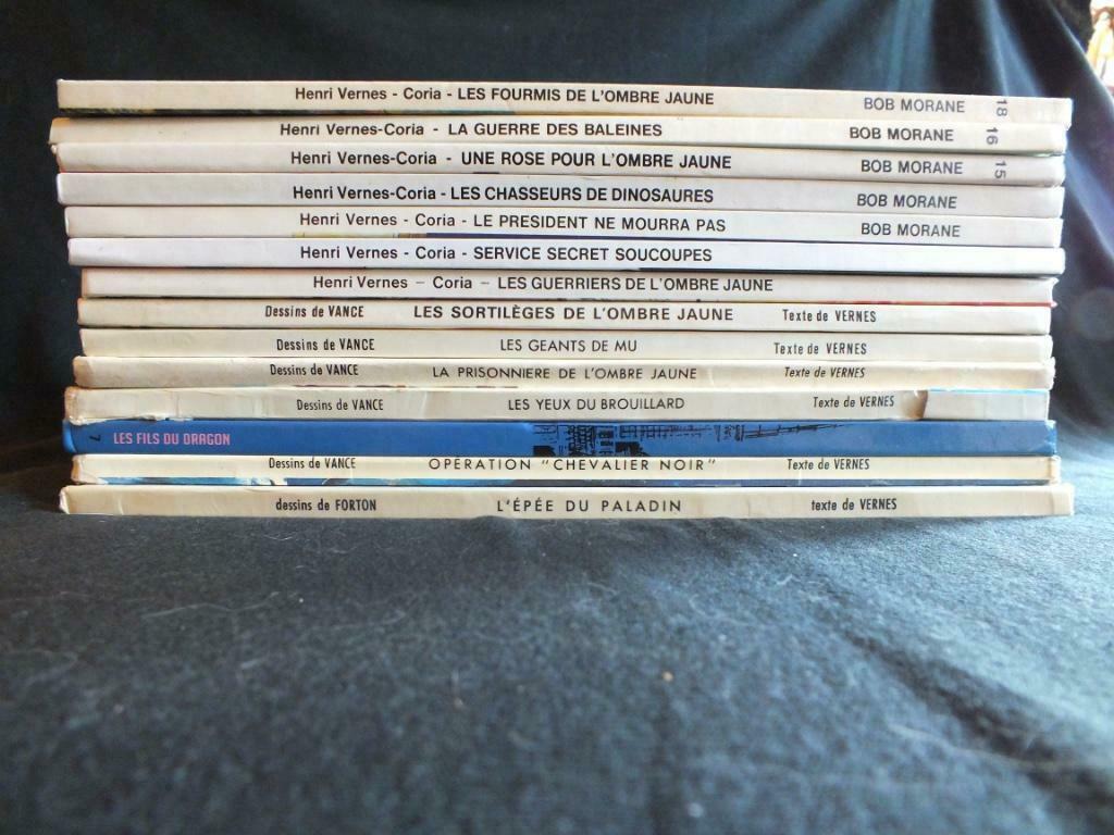 BOB MORANE (25  ALBUMS / 2O E.O)           DIVERS EDITEURS, Livres, Série complète ou Série, Enlèvement ou Envoi, Utilisé, Henri Vernes