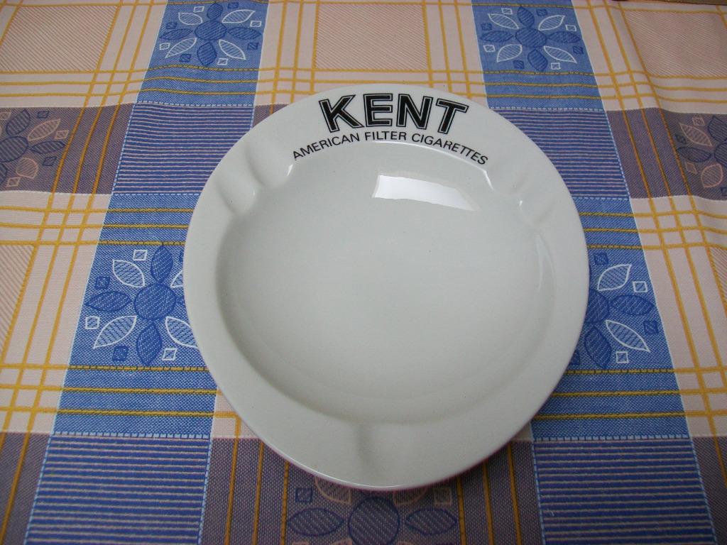 Asbak Kent - Cendrier Ashtray Cigarettes - Vintage Retro, Ophalen of Verzenden, Zo goed als nieuw, Asbak