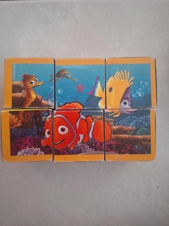 Kleine blokpuzzel Finding Nemo, Ophalen of Verzenden, Gebruikt