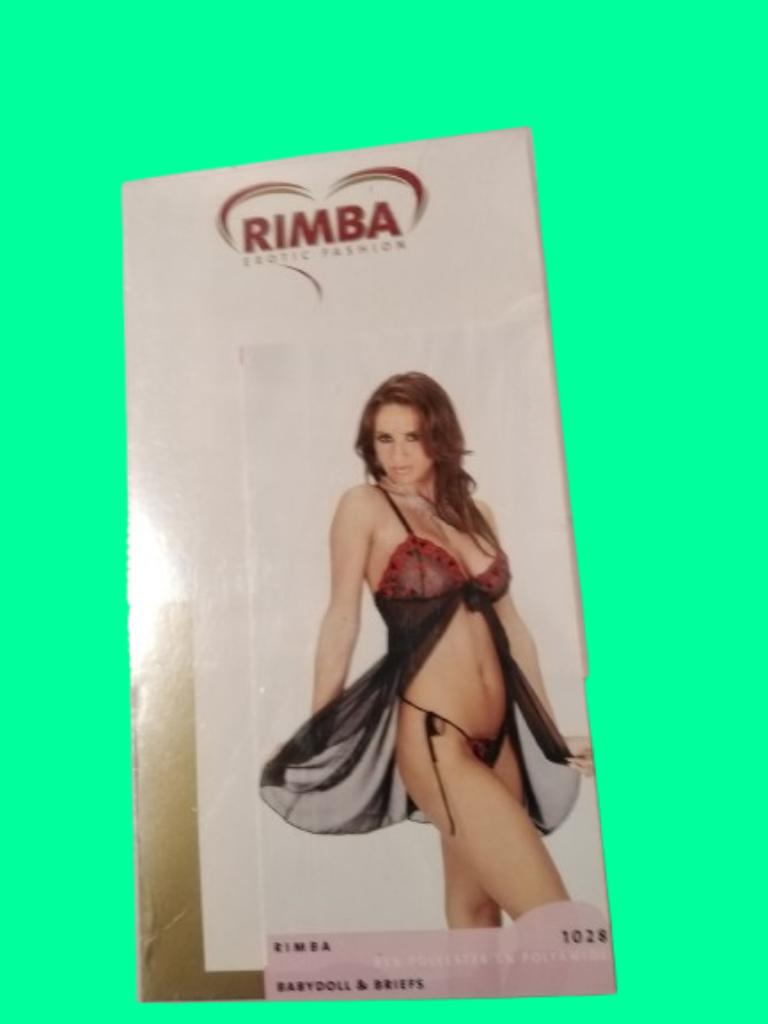 Sexy babydoll artnr 458, Rimba, Ophalen of Verzenden, Zwart, Overige typen