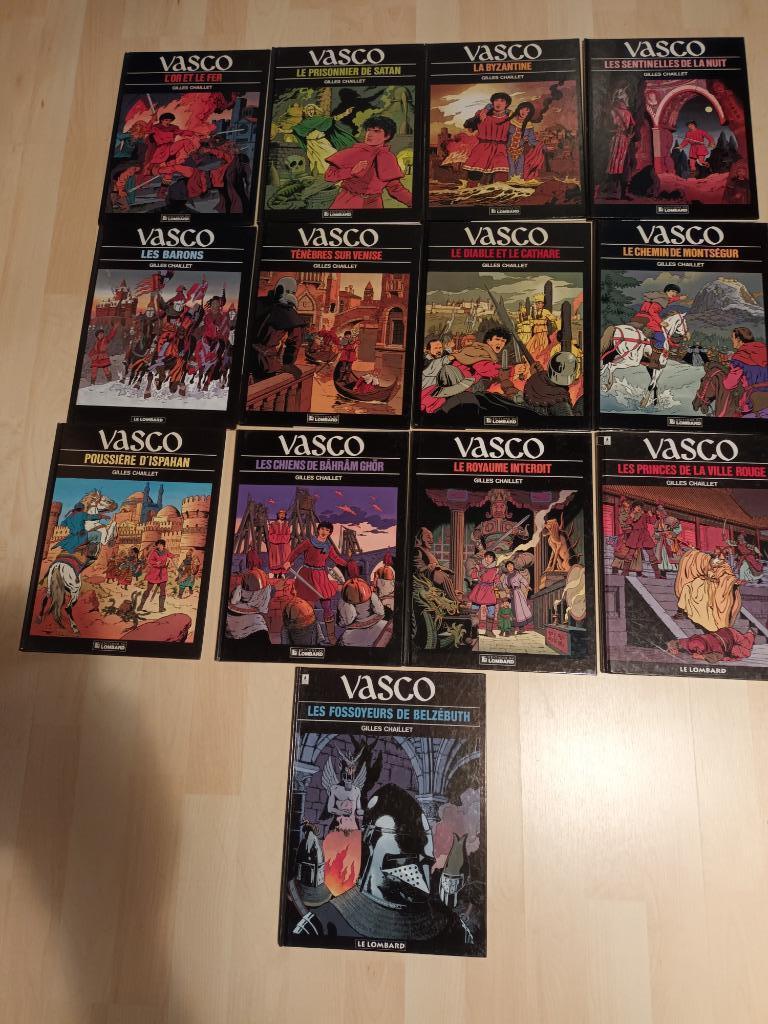 BD Vasco volumes 1 à 13, Livres, BD, Utilisé, Plusieurs BD, Enlèvement