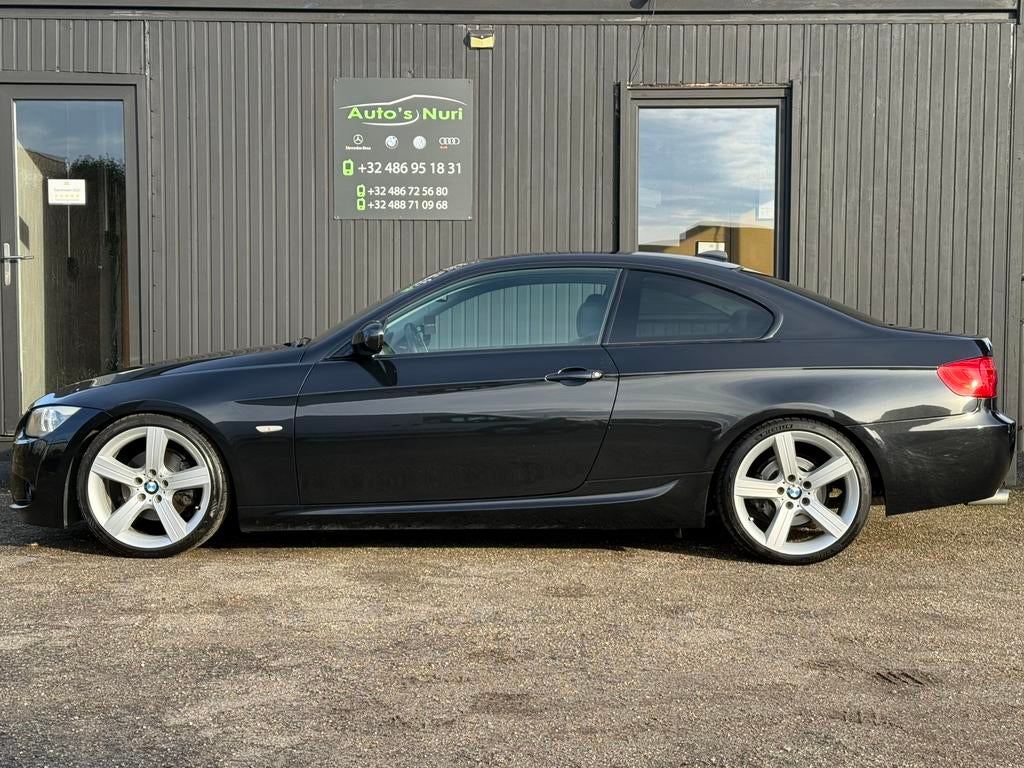 Bmw 320d e92 lci coupe M-pakket diesel 184ps 12M GARANTIE, Auto's, Euro 5, Achterwielaandrijving, Zwart, USB