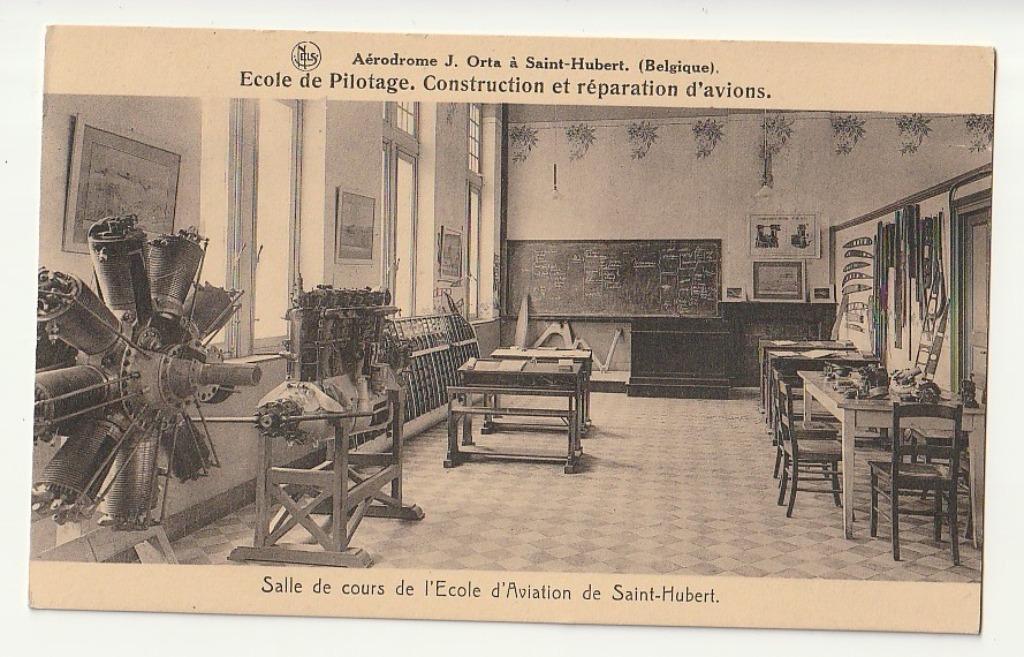 Salle de cours Ecole d'Aviations Saint Hubert Ecole pilotage, Envoi, Luxembourg