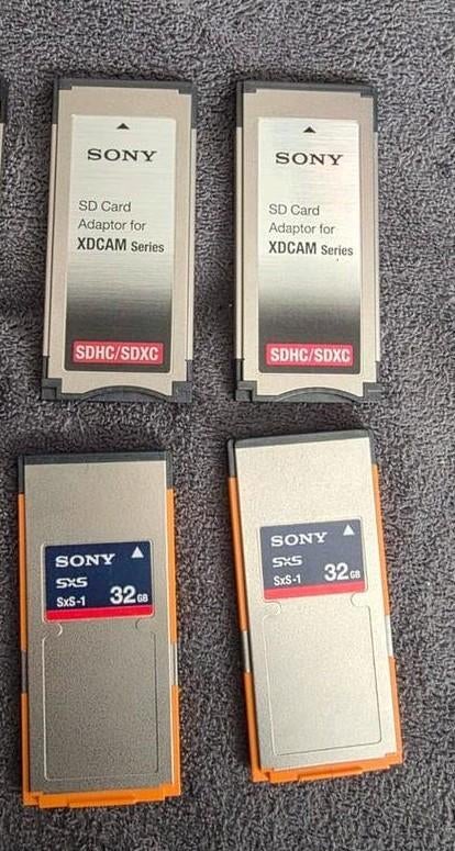 Sony SxS 1 geheugenkaarten en adapters, Ophalen of Verzenden