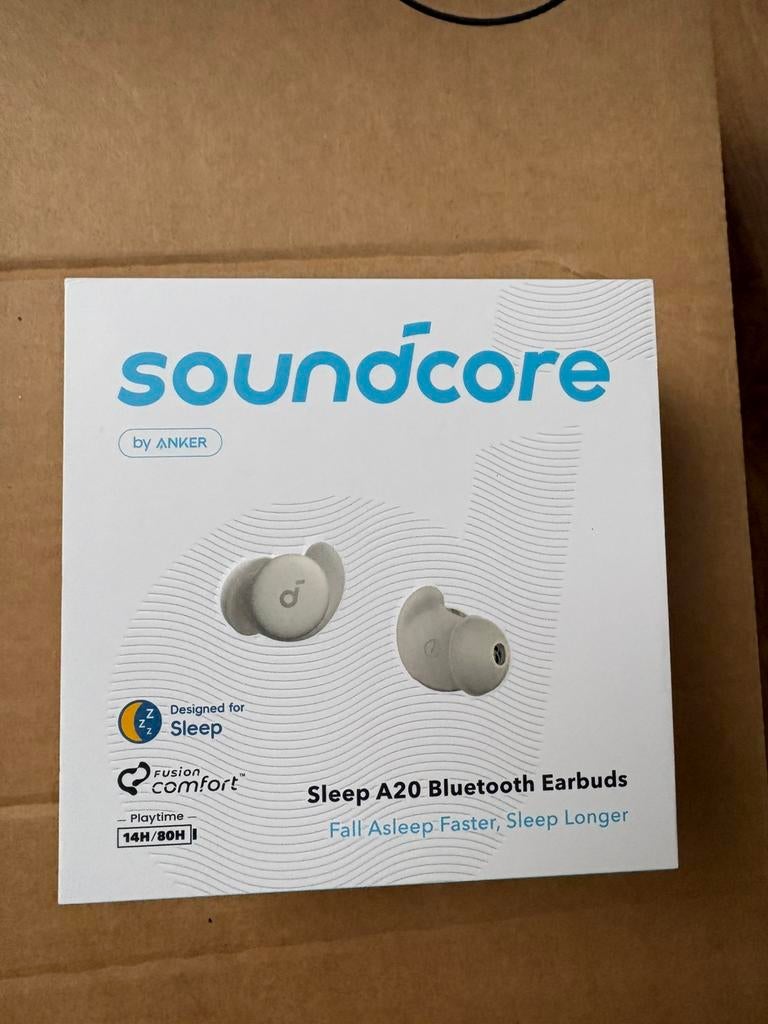 soundcore A20 Draadloze Slaapoordopjes - Noise Blocking, Enlèvement, Neuf, Intra-auriculaires (Earbuds), Bluetooth