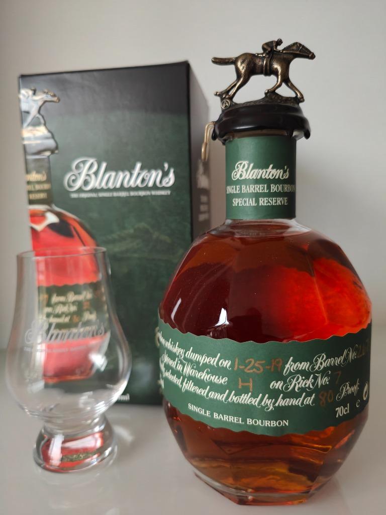 Réserve spéciale de Blanton, bouteille 134, fût 267, bouchon, Collections, Vins, Neuf, Autres types, Autres régions, Pleine, Enlèvement ou Envoi