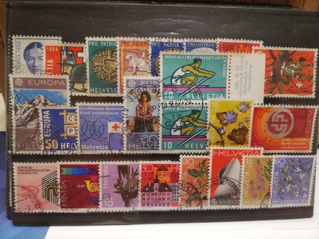 lot de timbres suisses oblitérés, Timbres & Monnaies, Enlèvement ou Envoi, Affranchi