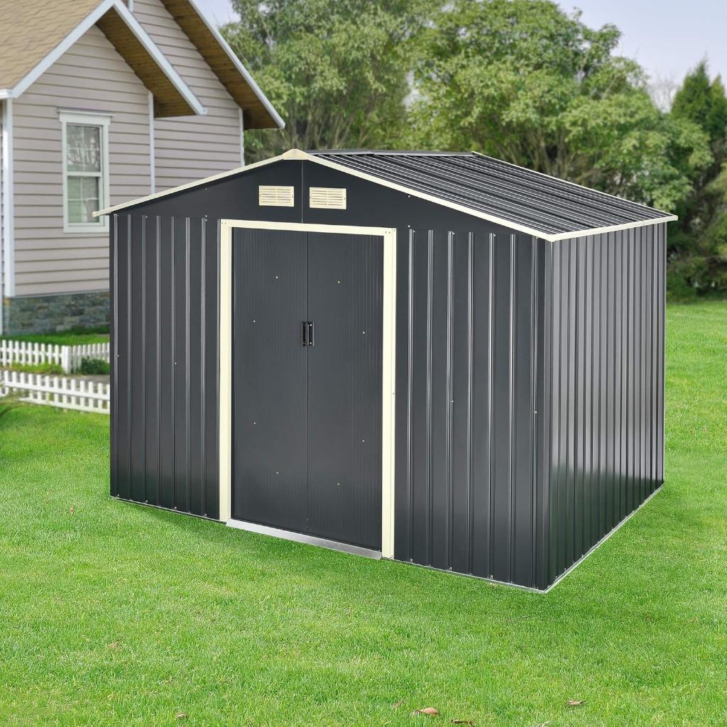Grote Metalen Tuinschuur Tuinhuis. Extra Sterk Montageframe!, Verzenden, Nieuw, Metaal