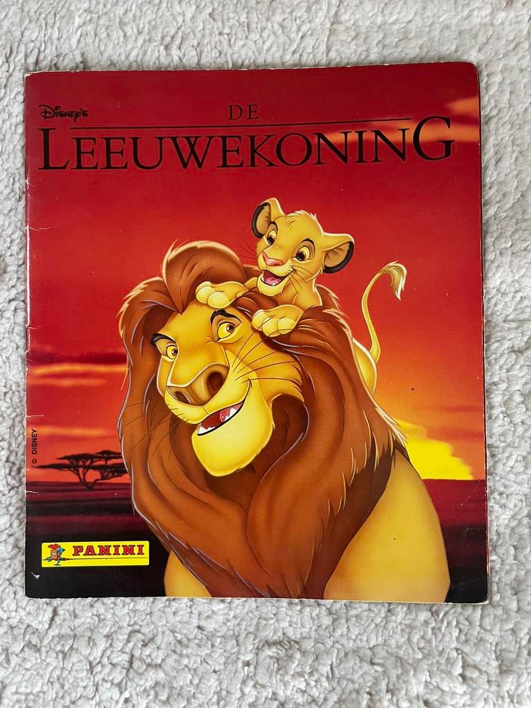 Stickerboek De Leeuwenkoning, Enlèvement ou Envoi, Utilisé