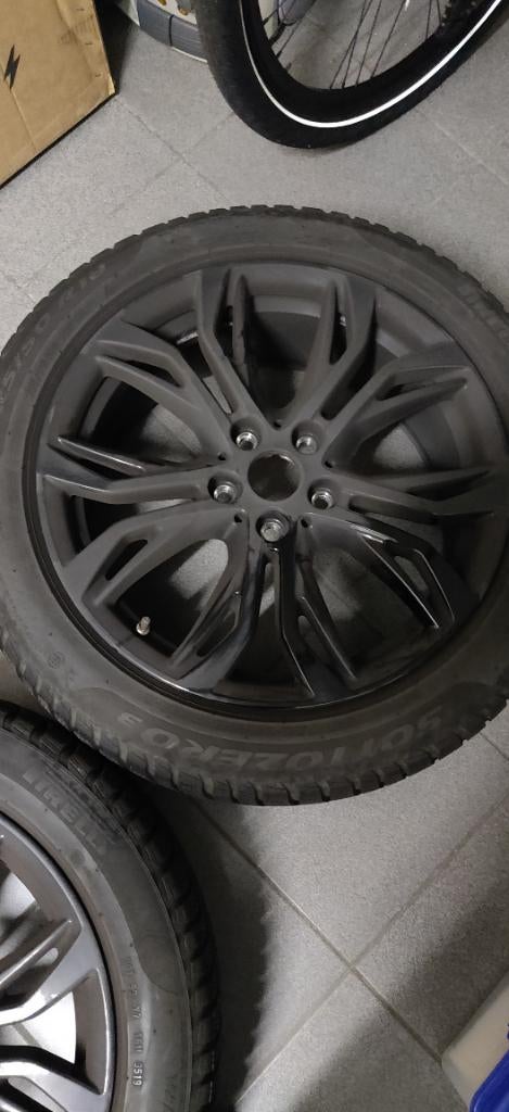 18’’BMW ORIGINELE VELGEN; WINTERBANDEN  TPMS; STYLE 566, Auto-onderdelen, Ophalen, 18 inch, Gebruikt, Velg(en)