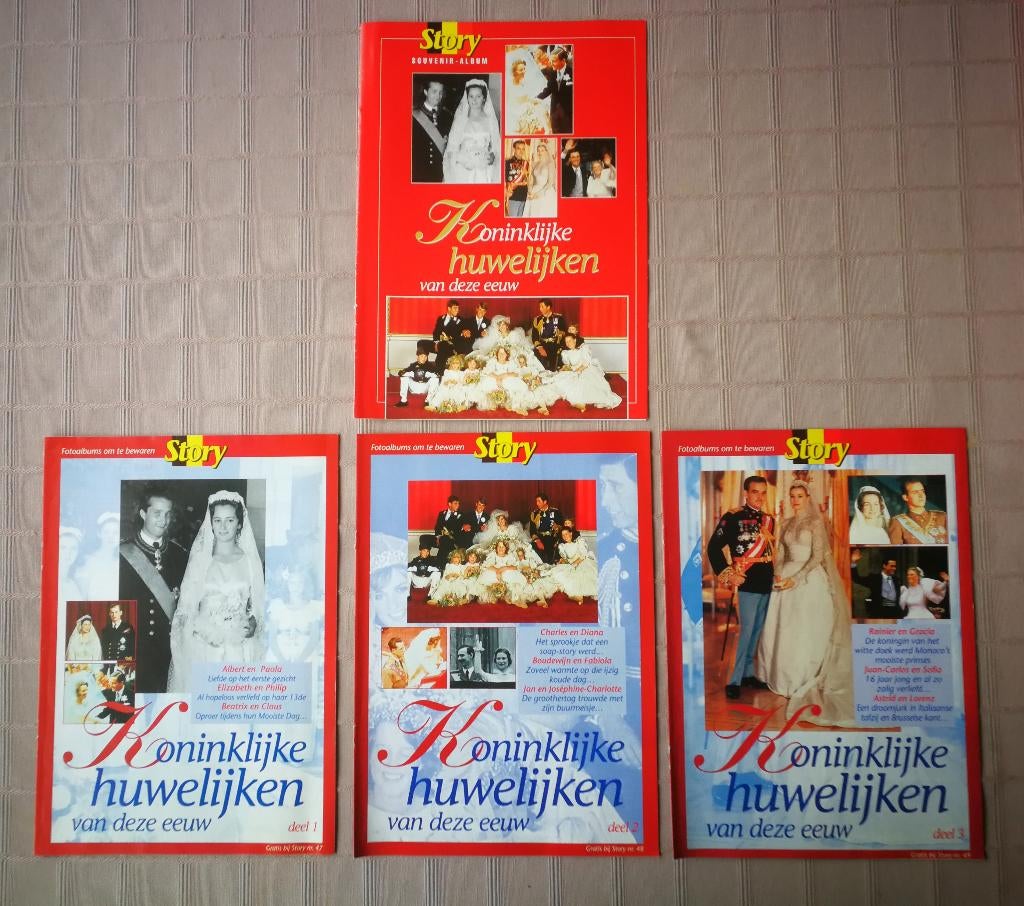Mapje Koninklijke huwelijken, Ophalen of Verzenden, Zo goed als nieuw, Tijdschrift of Boek