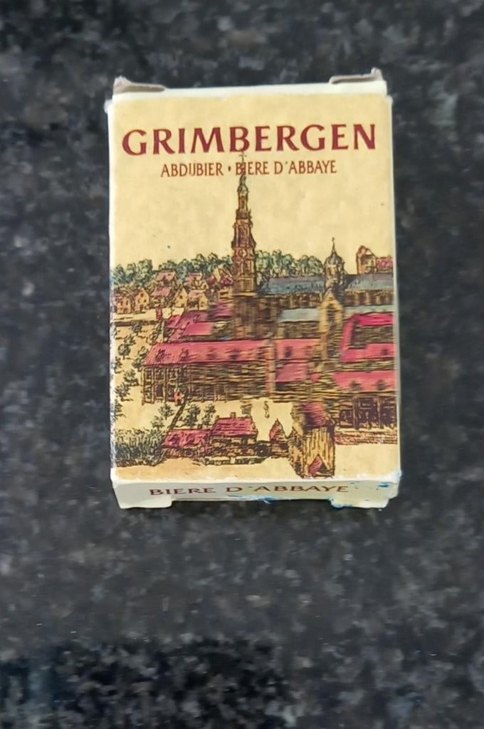 Klein doosje speelkaarten Grimbergen abdij, Ophalen of Verzenden, Gebruikt, Speelkaart(en)