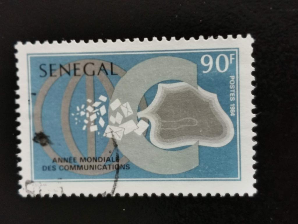 Senegal 1985 - communicatie, Ophalen of Verzenden, Overige landen, Gestempeld