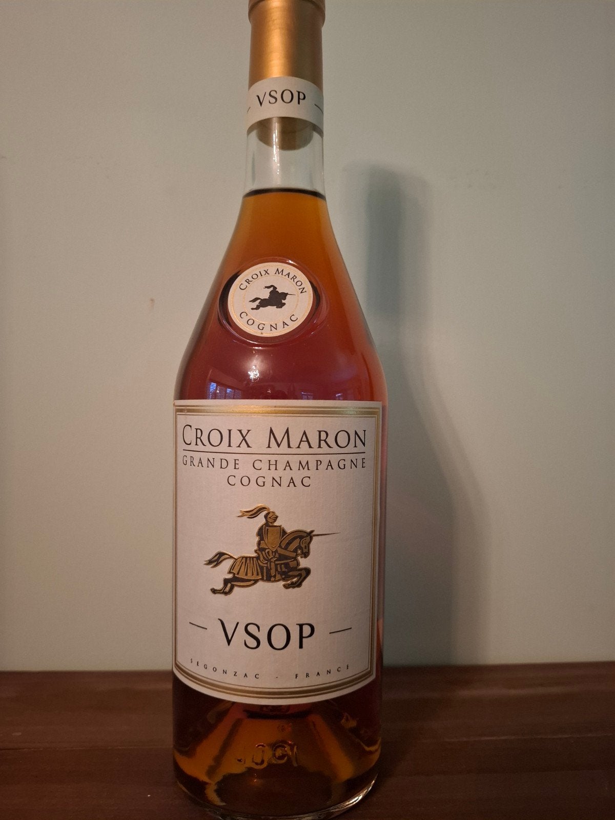 Conseil pour la fête des pères - VSOP cognac Croix Maron, Collections, Vins, Neuf, Enlèvement ou Envoi, Pleine, Champagne