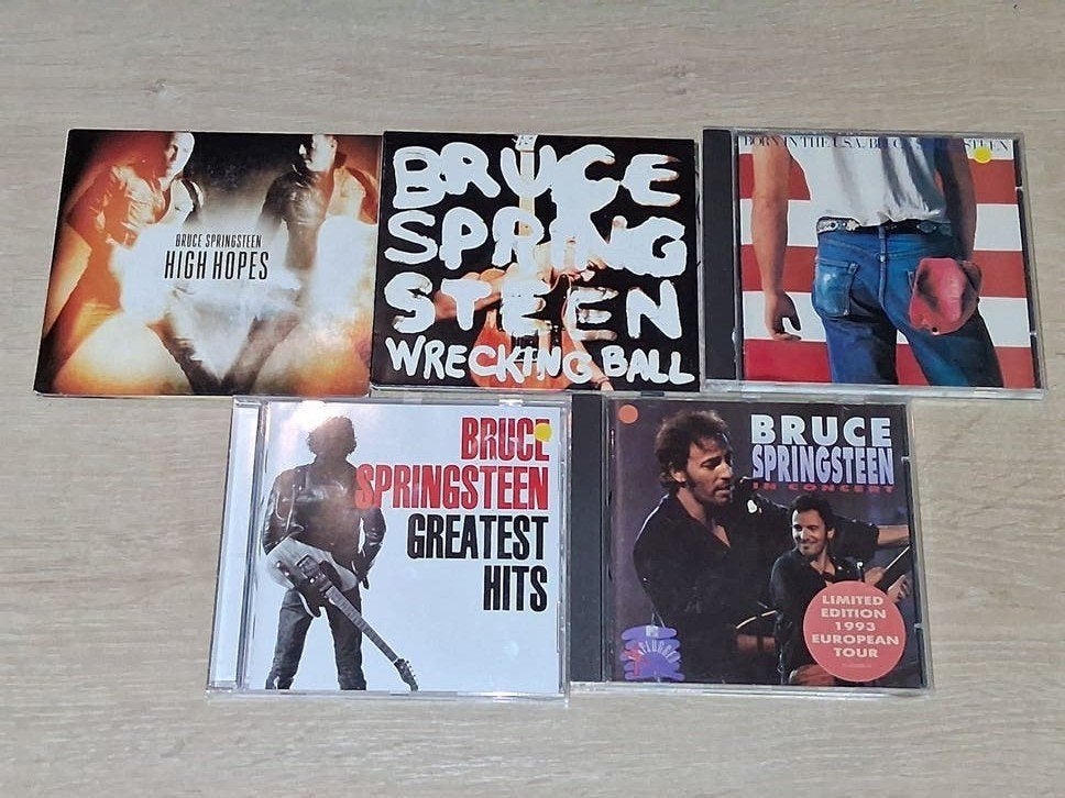 5 albums van Bruce Springsteen op cd, Ophalen of Verzenden