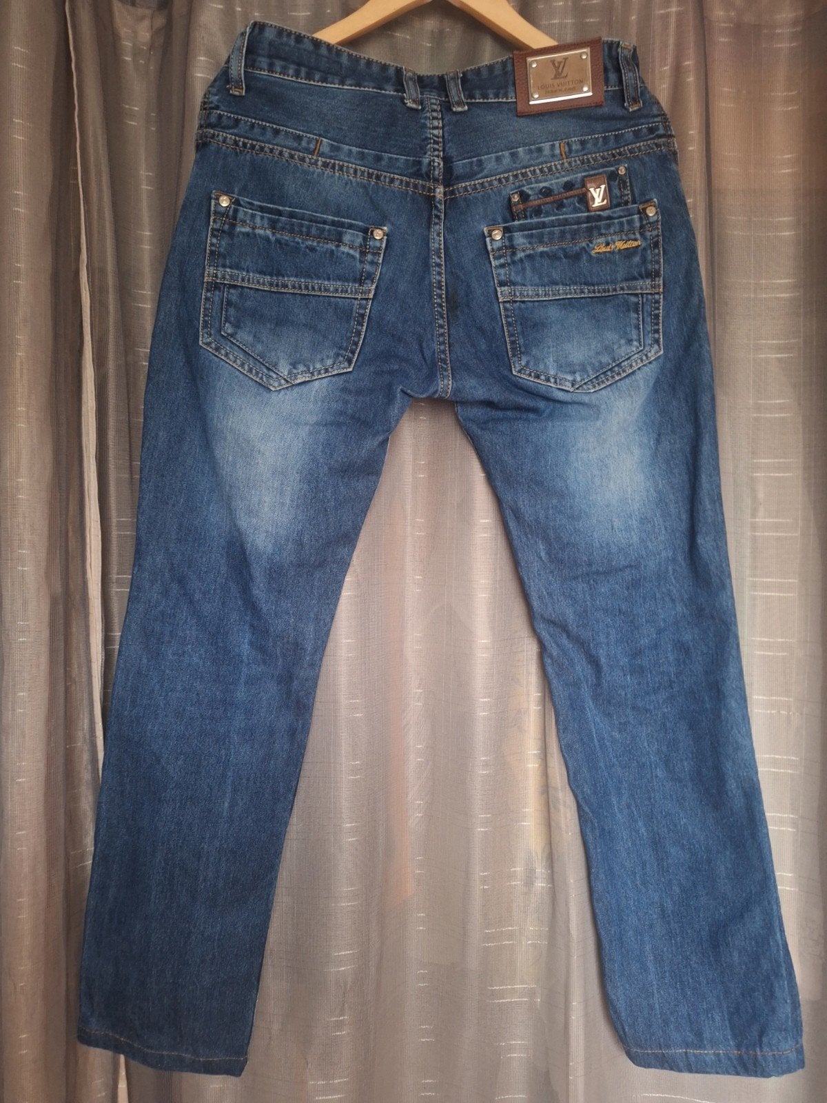 jeans, Kleding | Heren, W33 - W34 (confectie 48/50), Louis Vuitton, Gedragen, Verzenden