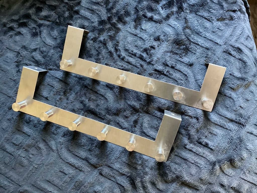 2  deur kleerhangers, Ophalen, Zo goed als nieuw, Metaal, Kinderen en Volwassenen