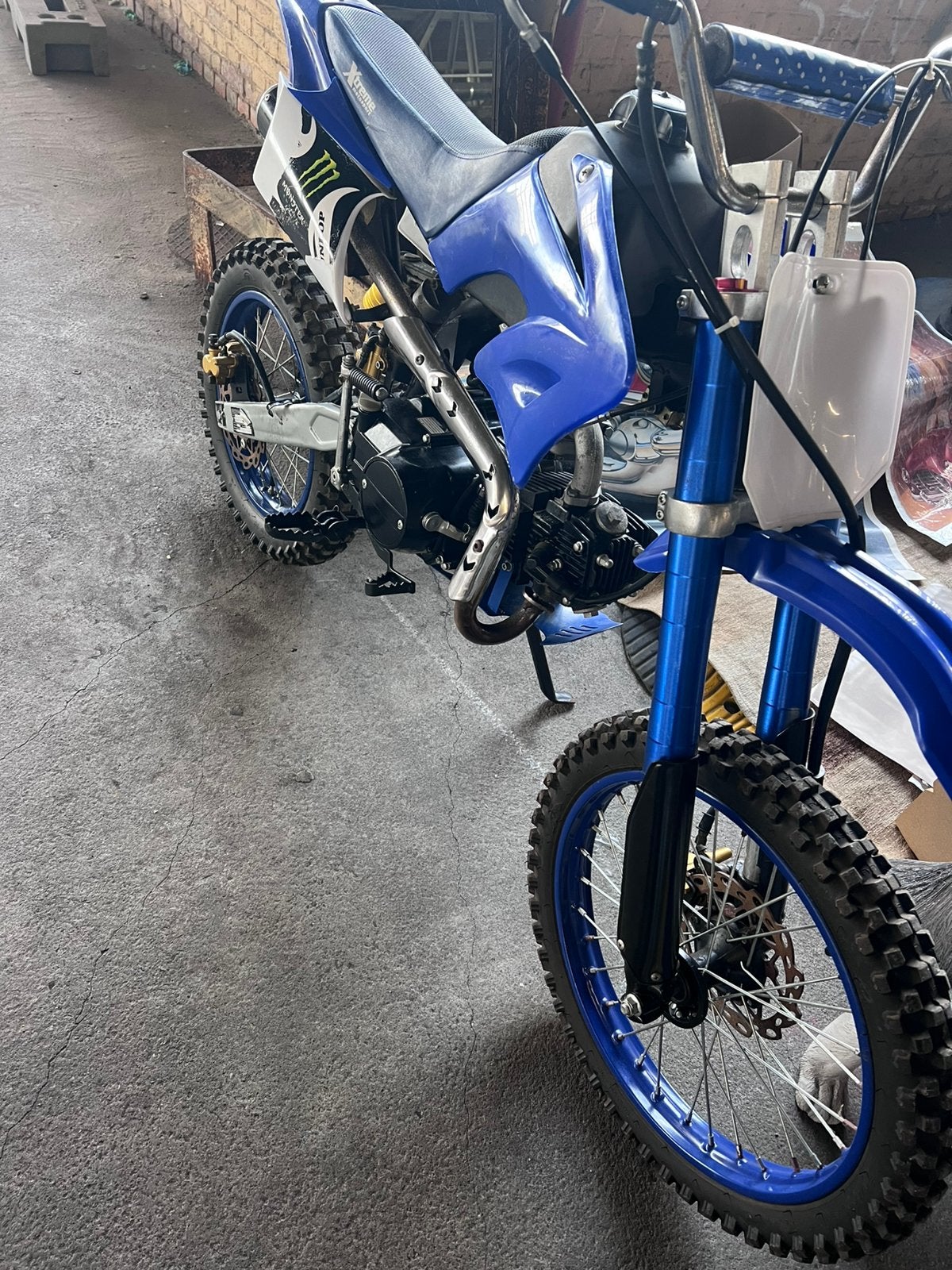 Crossmotor 125cc, Motoren, Ophalen