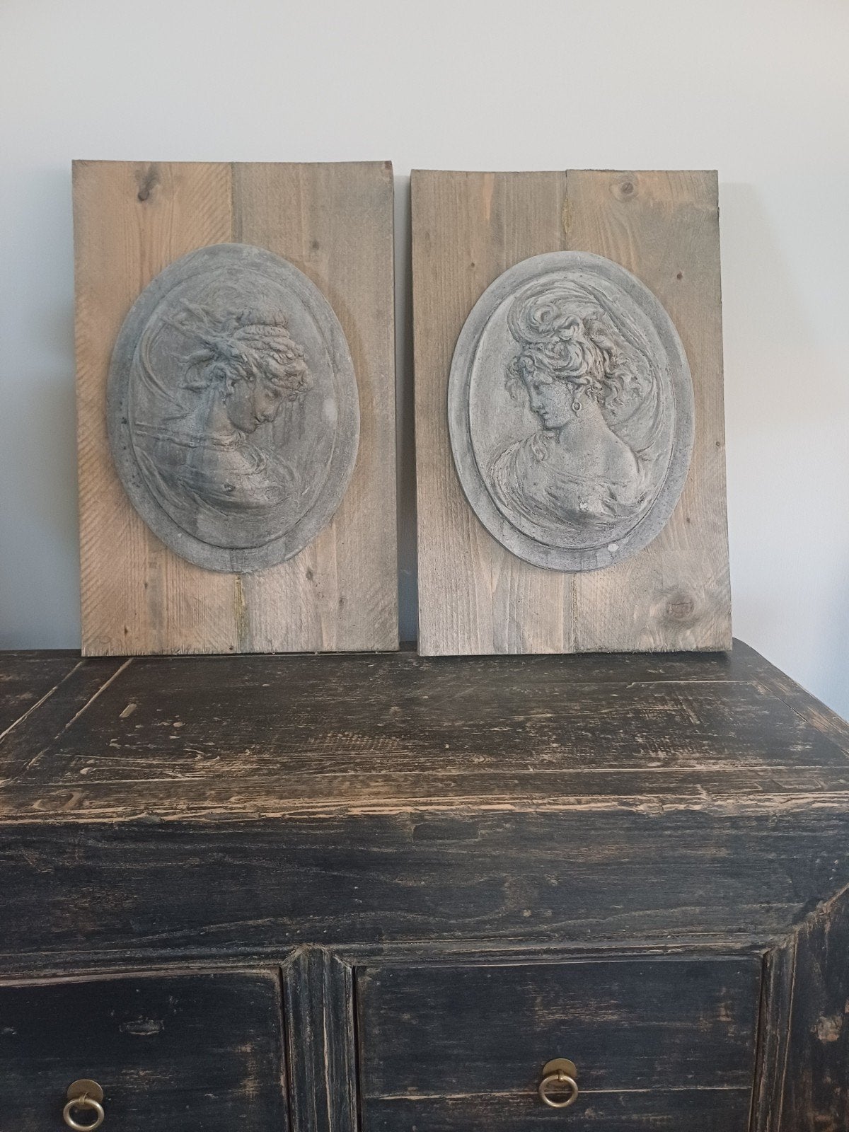 Wandpanelen landelijke stijl, Huis en Inrichting, Ophalen, 60 cm, Zo goed als nieuw, Wandbord of Wandpaneel
