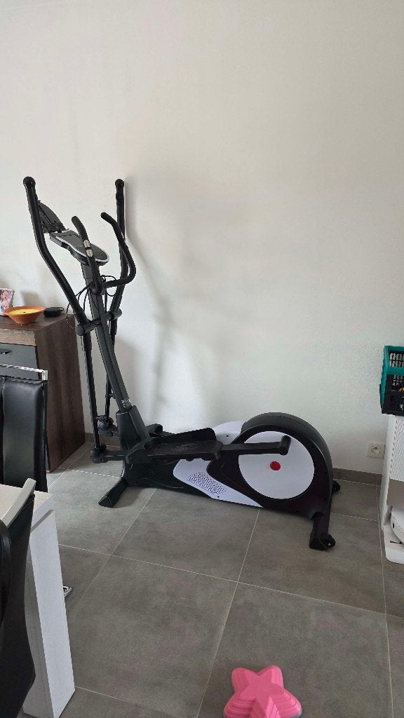 Vélo élliptique, Sports & Fitness, Appareils de fitness, Jambes, Comme neuf, Synthétique, Enlèvement