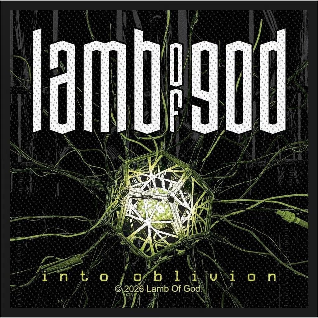 Lamb of God - Into Oblivion - Patch officiële merchandise, Ophalen of Verzenden, Nieuw