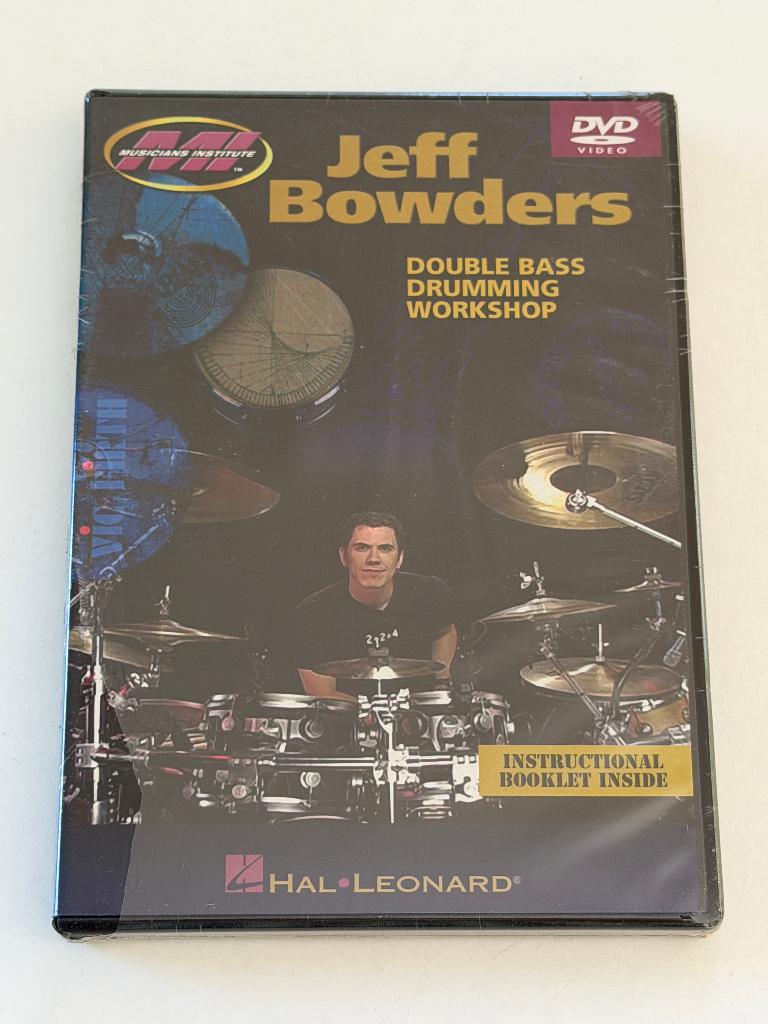 Jeff Bowders - Double Bass Drumming Workshop DVD (Nieuw!), Tous les âges, Enlèvement ou Envoi, Neuf, dans son emballage, Musique et Concerts