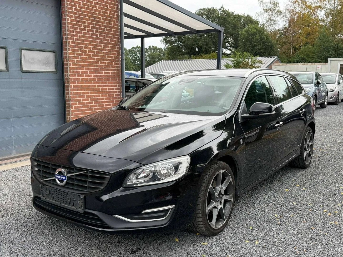 Volvo V60 2.0 D3 Ocean Race 2015 Euro6 Leder Navi Zetelv., Auto's, Gebruikt, 1969 cc, Zwart, Leder