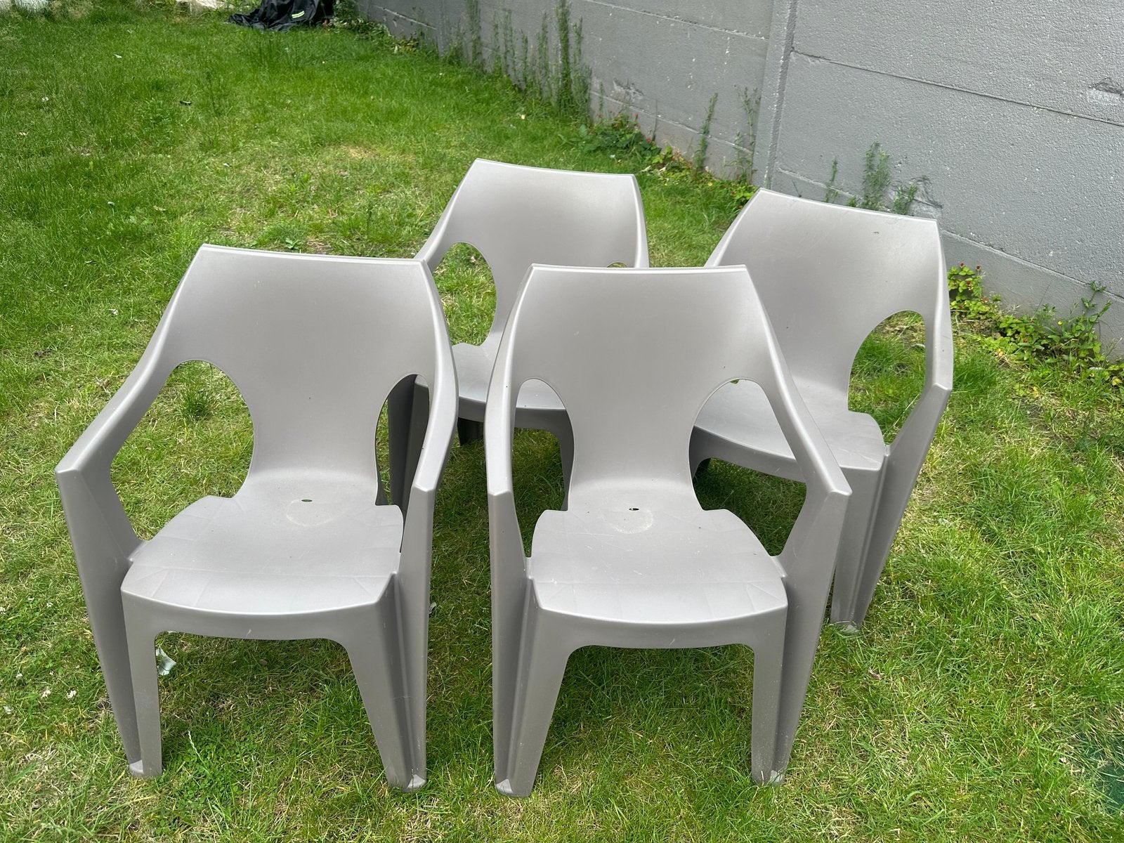 Tuinstoelen Jardin Taupe/grijs, Enlèvement, Utilisé