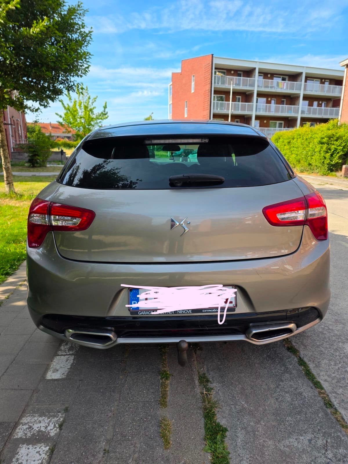 Citroën DS5 2.0 hdi diesel 2012, Auto's, Citroën, Euro 5, Zwart, 4 cilinders, Leder