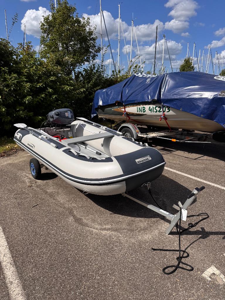 Rubber boot - als nieuw, Sports nautiques & Bateaux, Canots pneumatiques, Aluminium, Comme neuf, Enlèvement, Moteur hors-bord