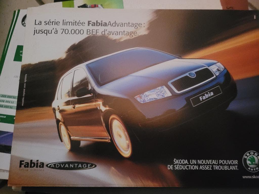 Folder uit de Skoda Fabia Advantage Limited-serie, Ophalen, Zo goed als nieuw