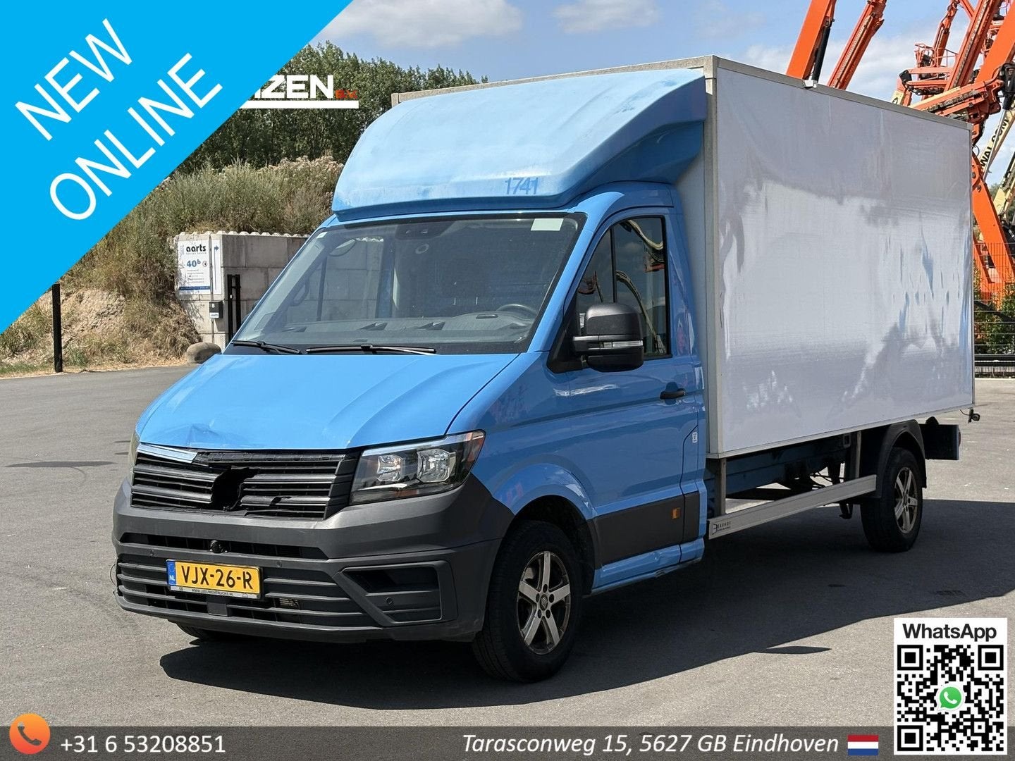 Volkswagen Crafter 35 2.0 TDI L4H3 | € 7.950,- NETTO! | Bakw, Blauw, Bedrijf, 277 g/km, ABS