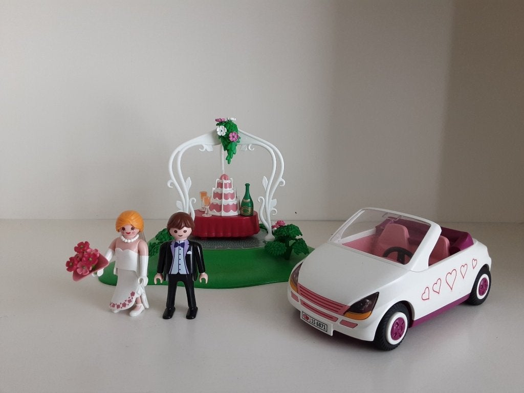 PLaymobil trouwpartij, Kinderen en Baby's, Ophalen of Verzenden, Zo goed als nieuw, Complete set, Overige typen