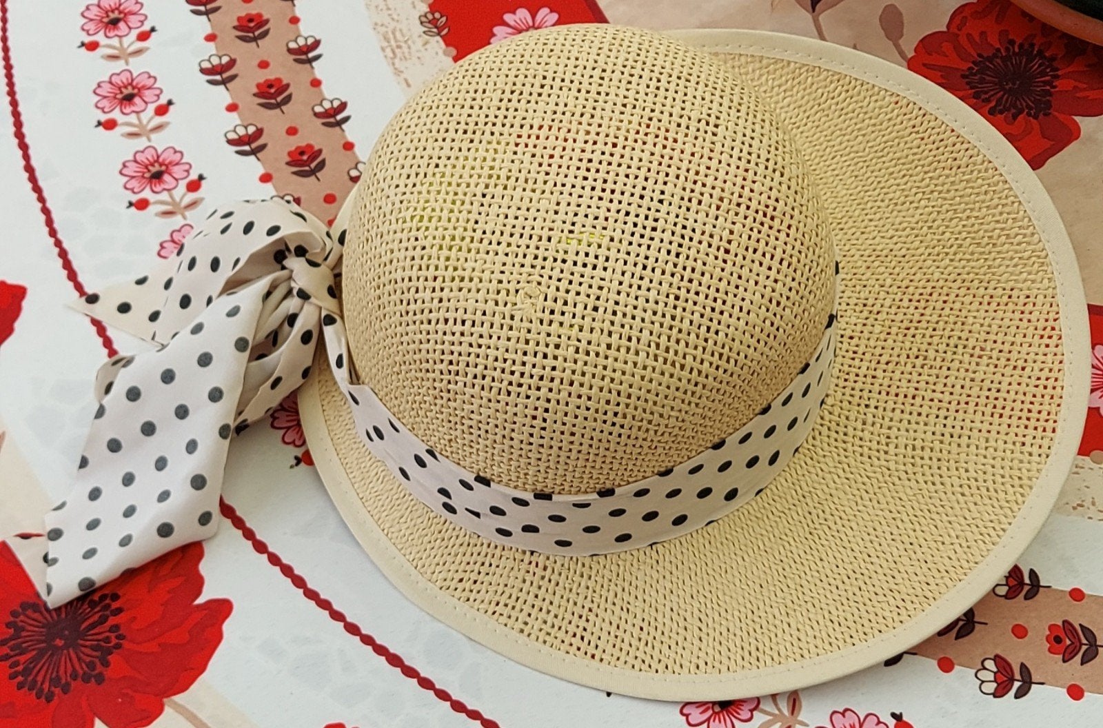 chapeau de soleil, Kleding | Dames, Hoeden en Petten, Ophalen of Verzenden, Hoed