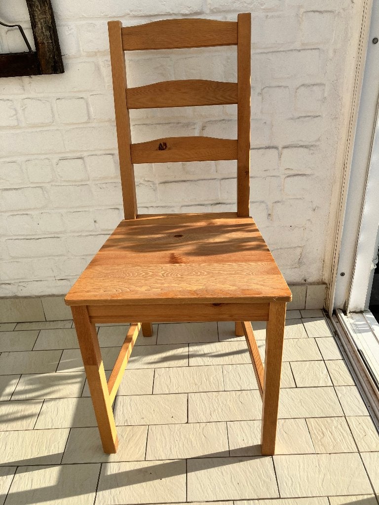 set van 3 IKEA jokkmokk stoelen, Ophalen, Gebruikt, Overige kleuren, Drie