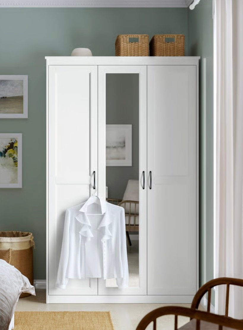 Armoire IKEA SONGESAND 3 portes avec miroir, Enlèvement, Comme neuf