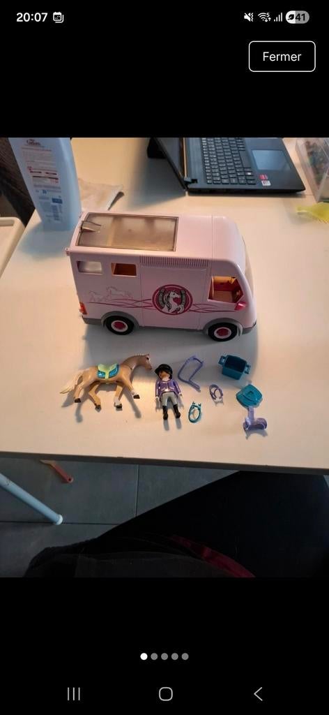 Playmobil van avec cheval 71 237, Ophalen
