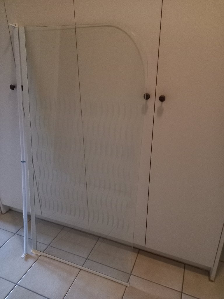 Glazen badscherm, Ophalen, 100 tot 150 cm, Overige typen, 50 tot 100 cm