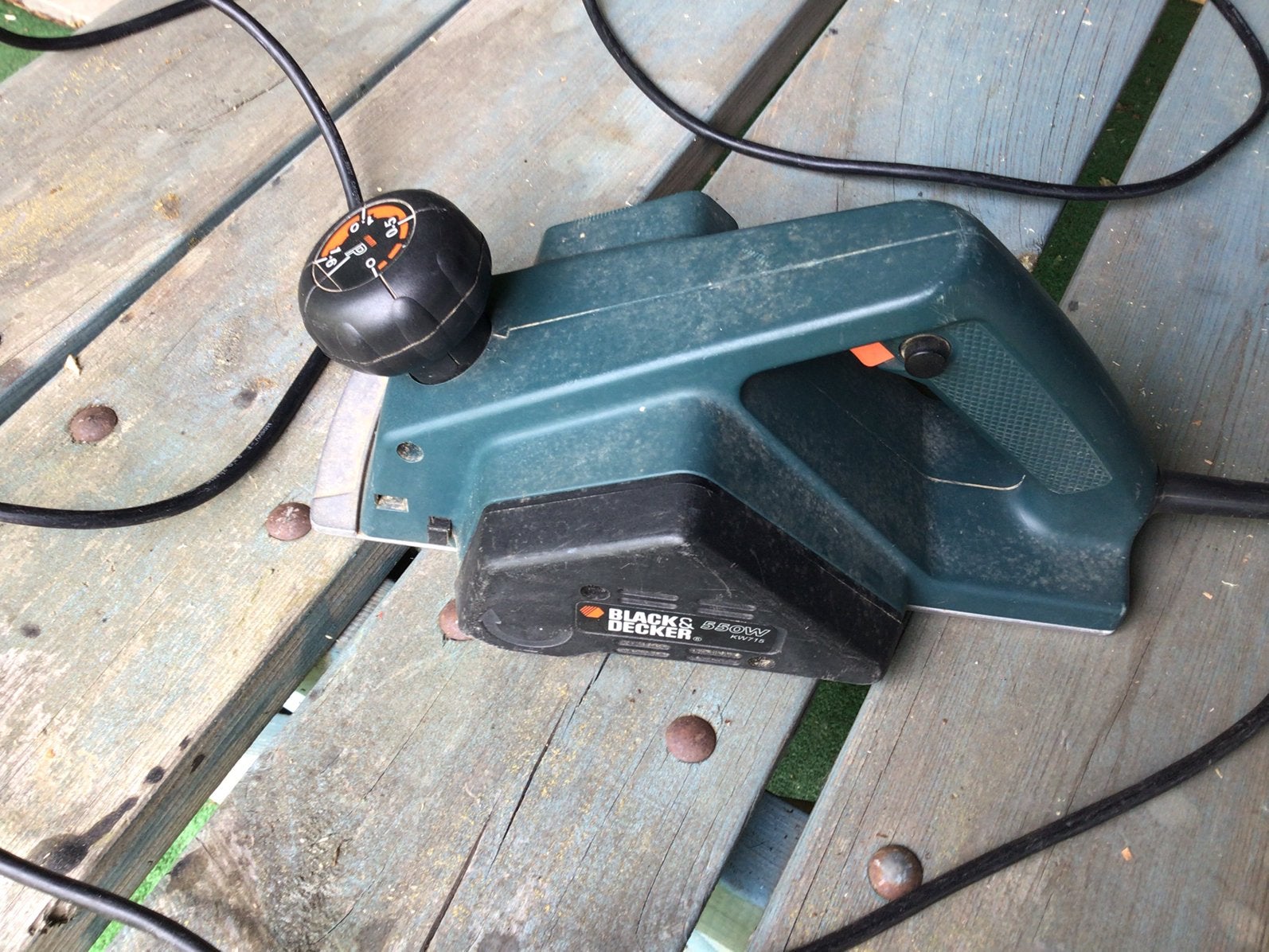 Black&Decker schaafmachine, Bricolage & Construction, Outillage | Ponceuses, Enlèvement, Utilisé, Moins de 600 watts, Ponceuse orbitale