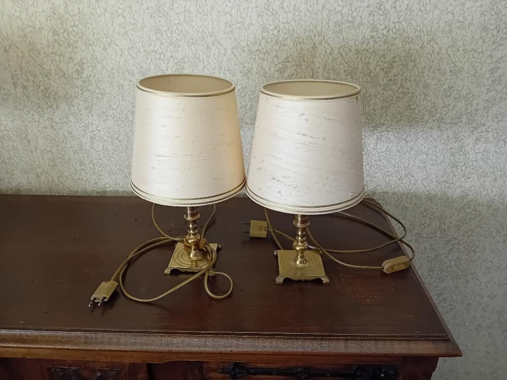 2 oude nachtlampjes, Antiek en Kunst, Ophalen