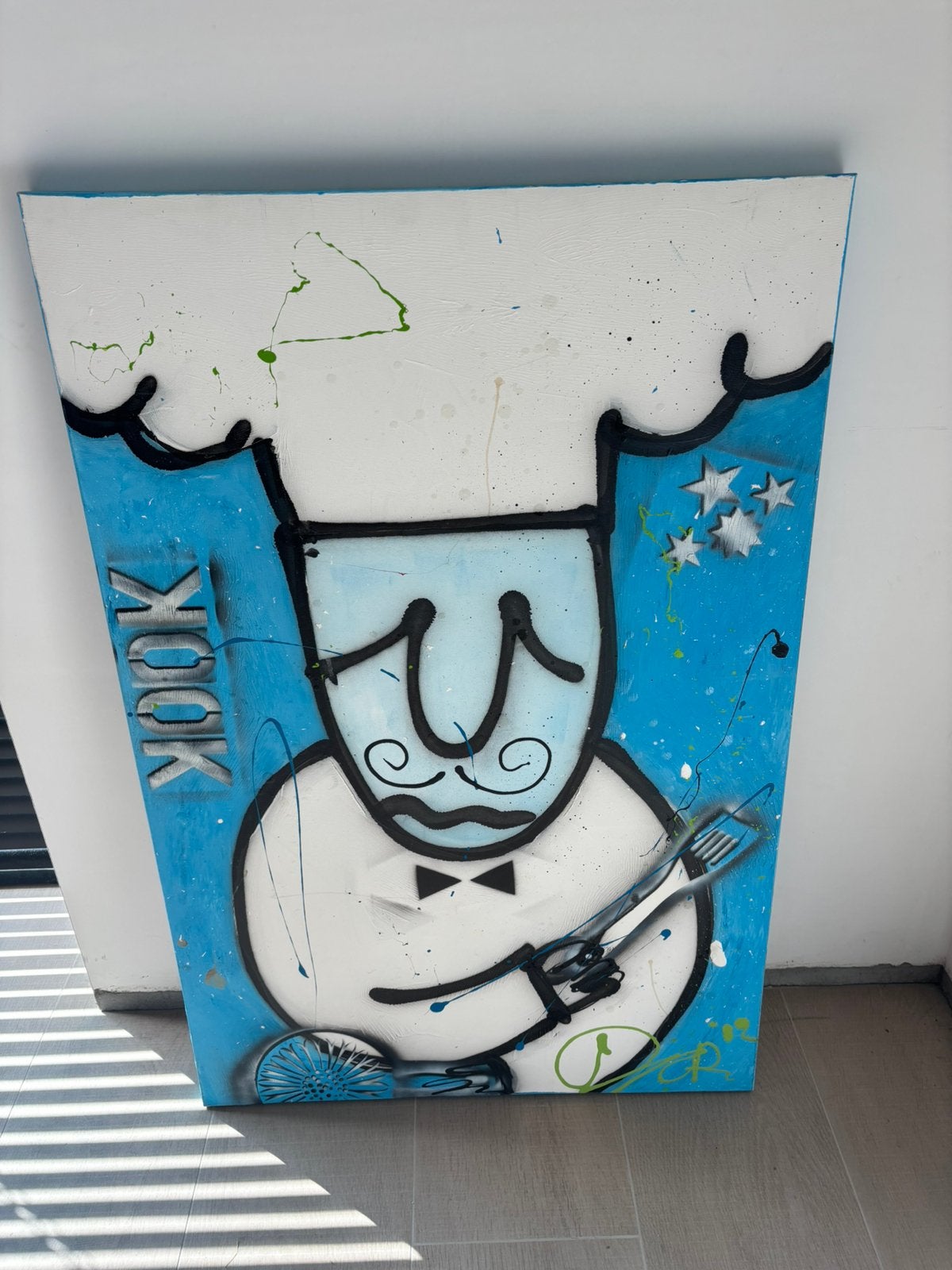 JOOK street art schilderij – “Kook”, Ophalen
