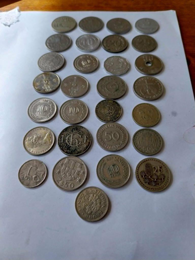 Munten van verschillende landen 07, Enlèvement ou Envoi, Monnaie en vrac