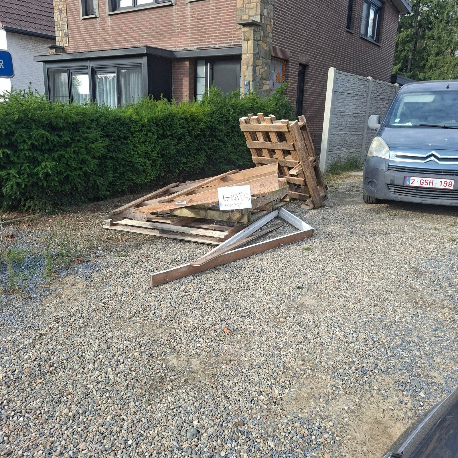 hout gratis, Doe-het-zelf en Bouw, Ophalen