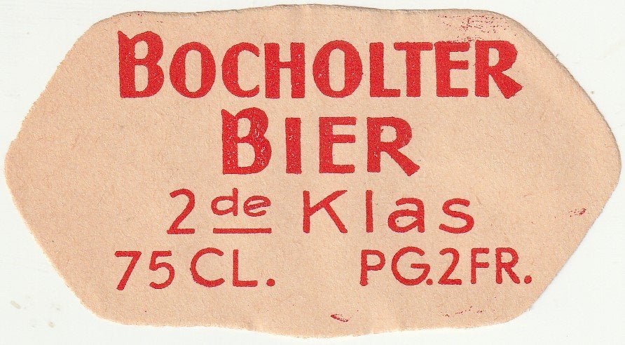 oud bieretiket België Martens Bocholt :Bocholter Bier, Verzamelen, Verzenden, Zo goed als nieuw, Overige typen, Overige merken