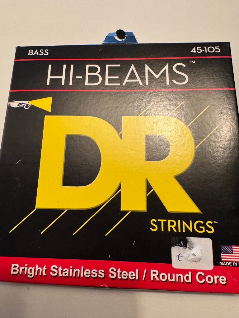 DR Strings MR-45 Hi-Beam Medium 45-105 basgitaarsnaren, Ophalen of Verzenden, Nieuw