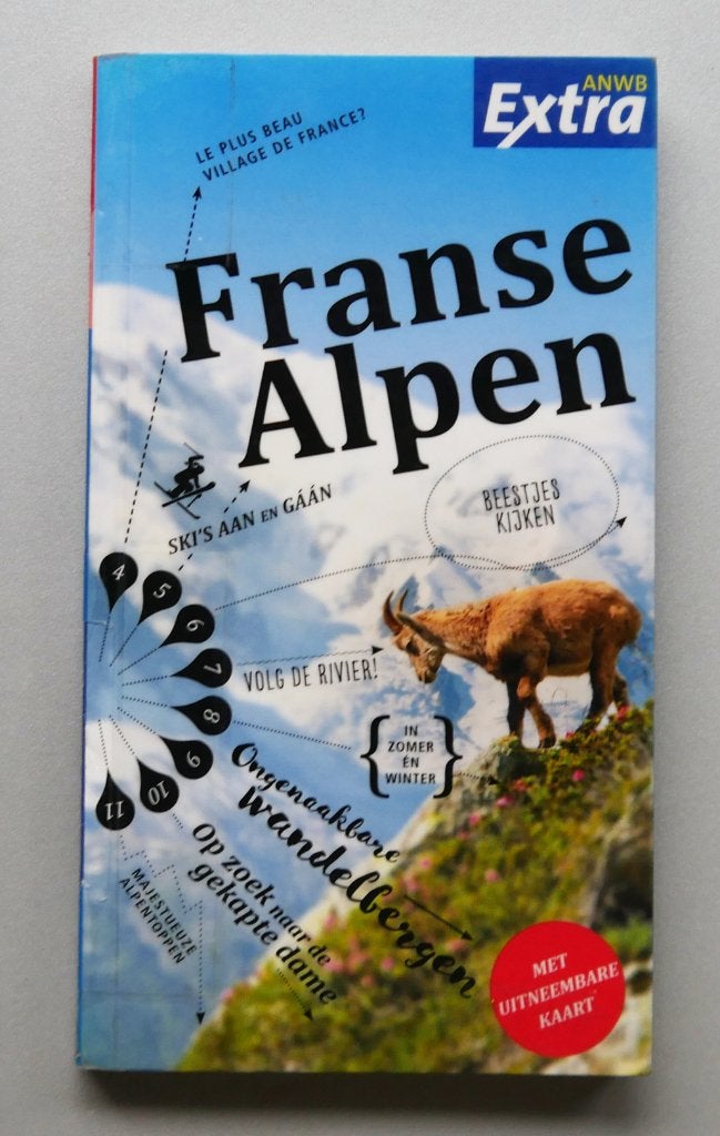 ANWB reisgids Franse Alpen, Ophalen of Verzenden, ANWB