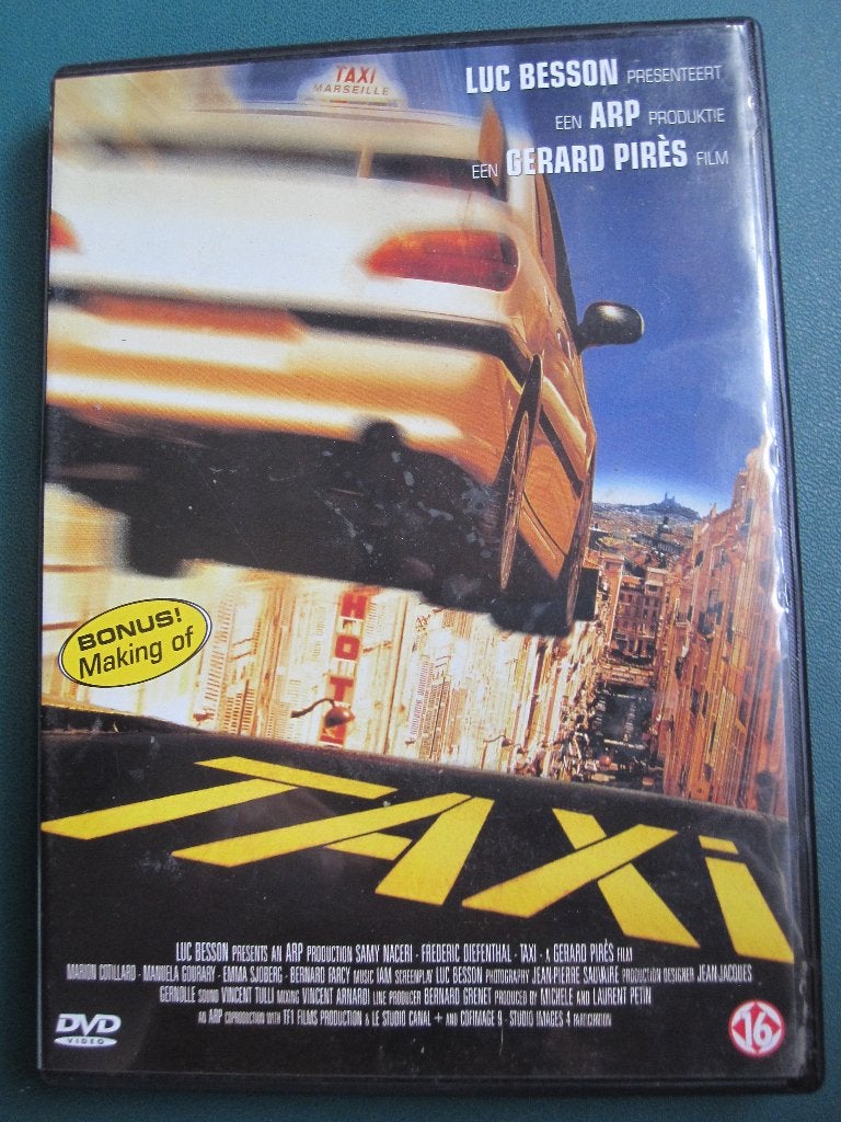 Taxi (1998), CD & DVD, Comédie d'action, Enlèvement ou Envoi, Français, À partir de 16 ans