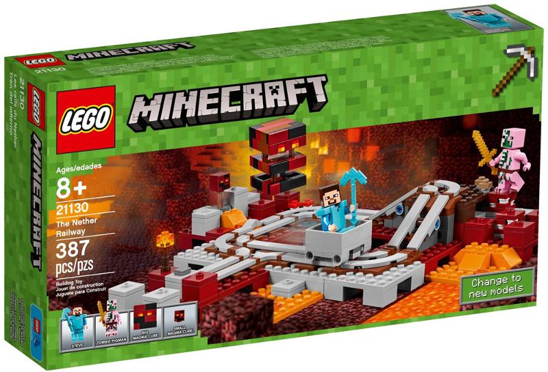 Lego Minecraft 21130 - The Nether Railway - Sealed, Minecraft, Lego, Nieuw, Ophalen of Verzenden